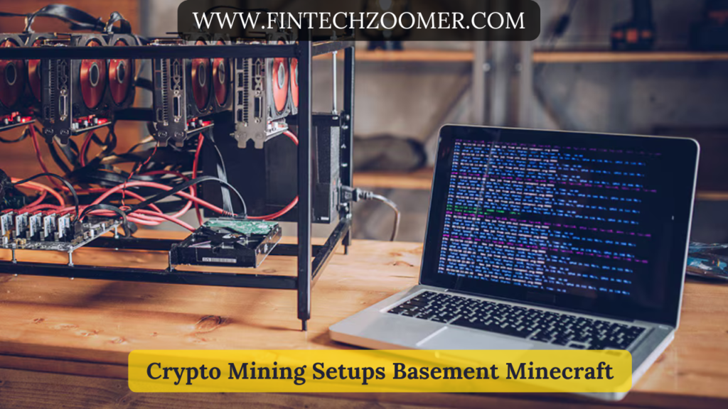 crypto mining setups basement minecraft